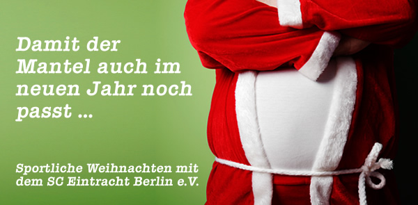 dicker weihnachtsmann beim sce berlin 2014