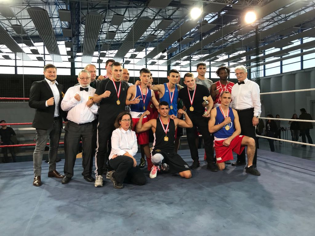 Die Berliner Meister im Boxen mit dem Kampfgericht 2017