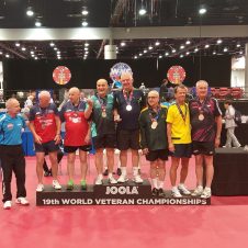 Berhard Thiel und Petr Polak bei der Tischtennis-WM der Senioren 2018 in Las Vegas